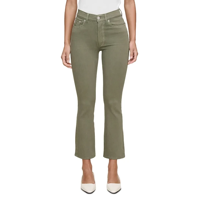 DL1961 Bridget Boot High Rise Instasculpt Ankle Jeans in Fern