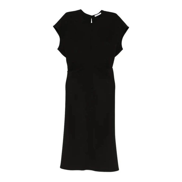 Patrizia Pepe Robe Au Genou - Noir