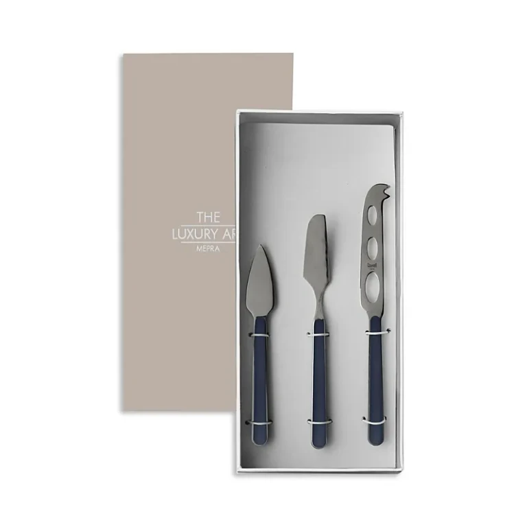 Mepra Fantasia Cobalt 3 Piece Cheese Knife Set