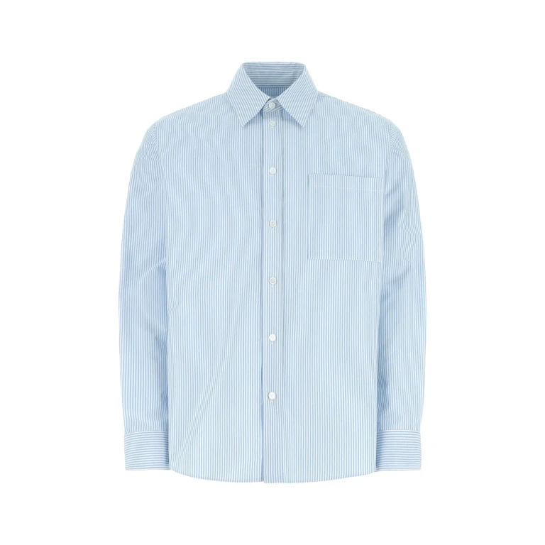 Bottega Veneta Oversize-Hemd aus bestickter Baumwolle