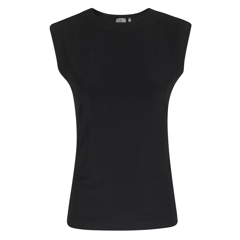 Norma Kamali Sleeveless Top Black Poliestere Spandex - Women
