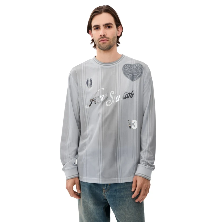 Acne Studios Erwin Sports Jersey Grey L