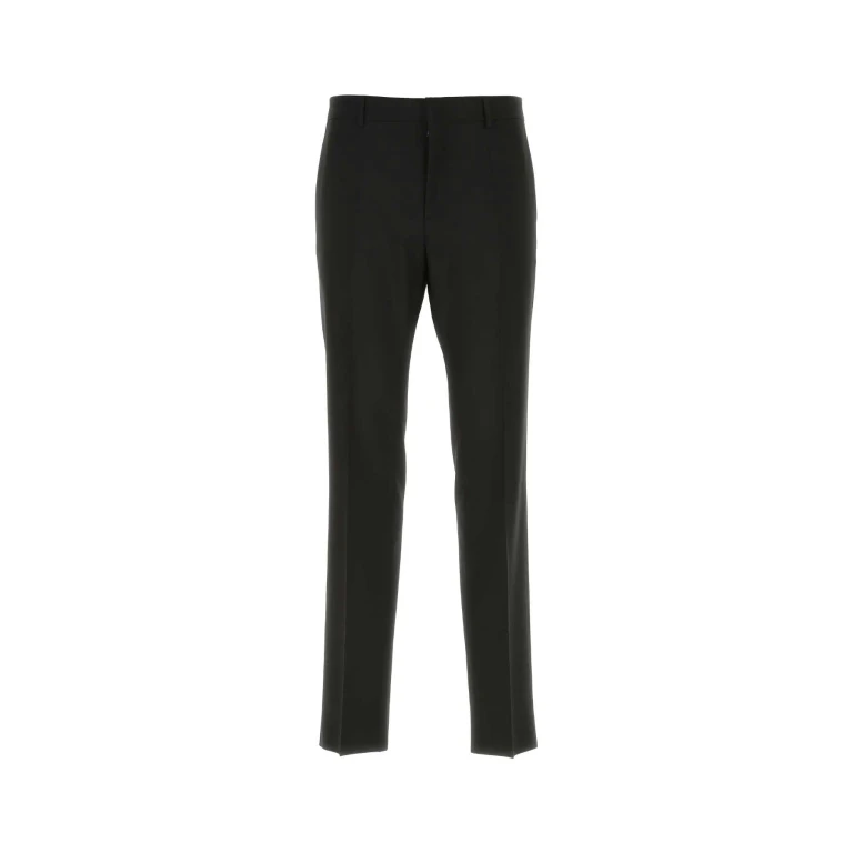 Valentino Garavani Black Wool Blend Pant