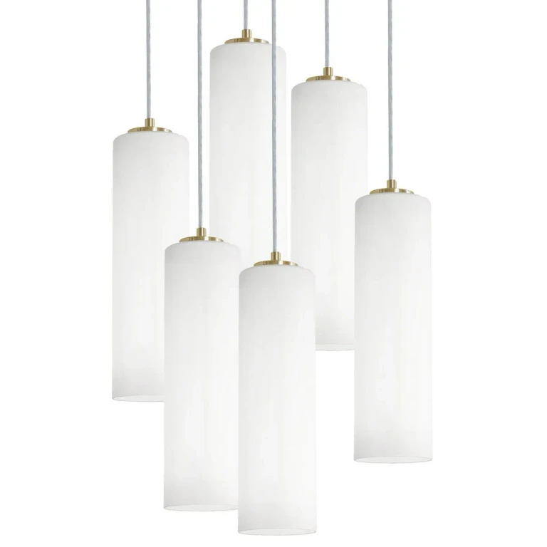 Light Antique Brass Pendant from the Leo Collection