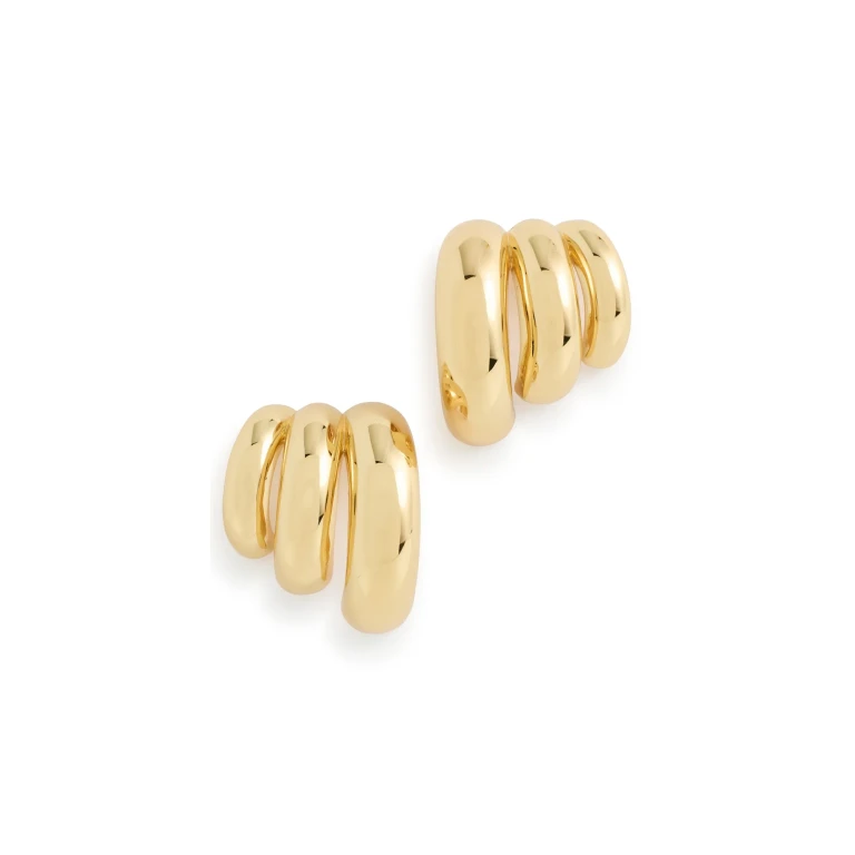 éliou Tripla Earrings Gold One Size