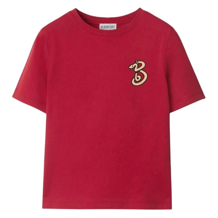 Burberry Kids B Snake Cotton T-Shirt