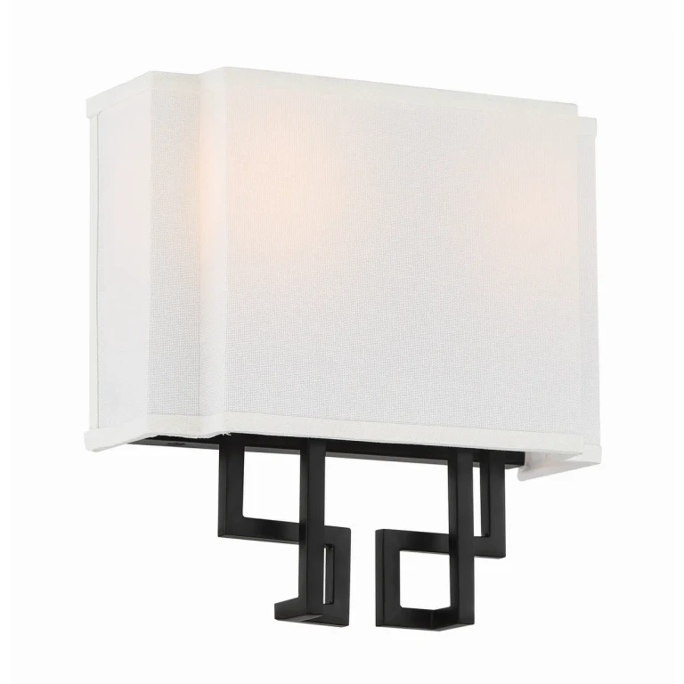 Coal Polished Nickel Highlig Wall Sconce from the Upham Estates Collection