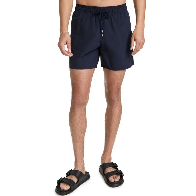Vilebrequin Solid Moorea Swim Trunks 5 Navy L