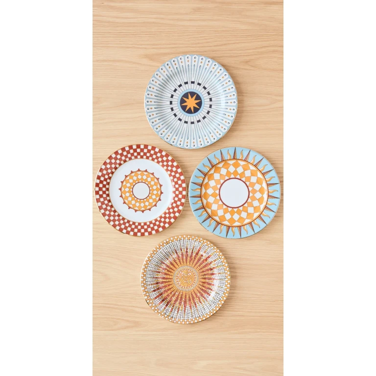 La DoubleJ Dessert Plates Set of 4 Solar One Size