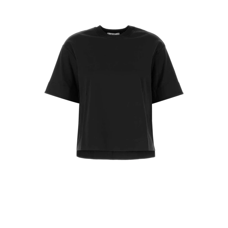 Max Mara Black Cotton Maser T-shirt