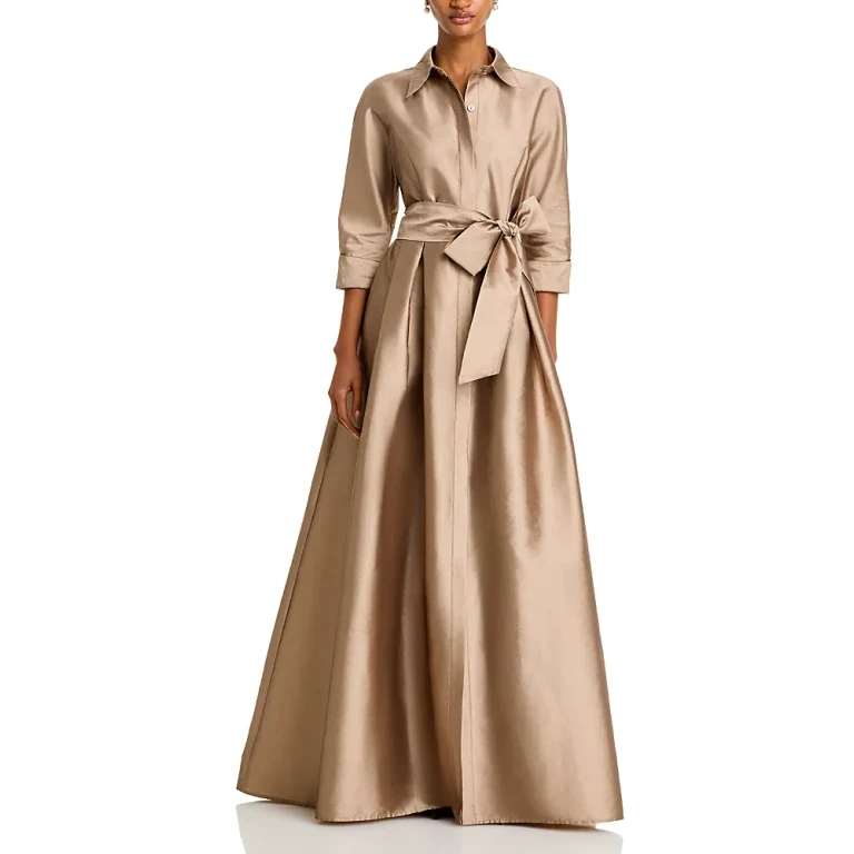 Teri Jon by Rickie Freeman Shirt Dress Gown