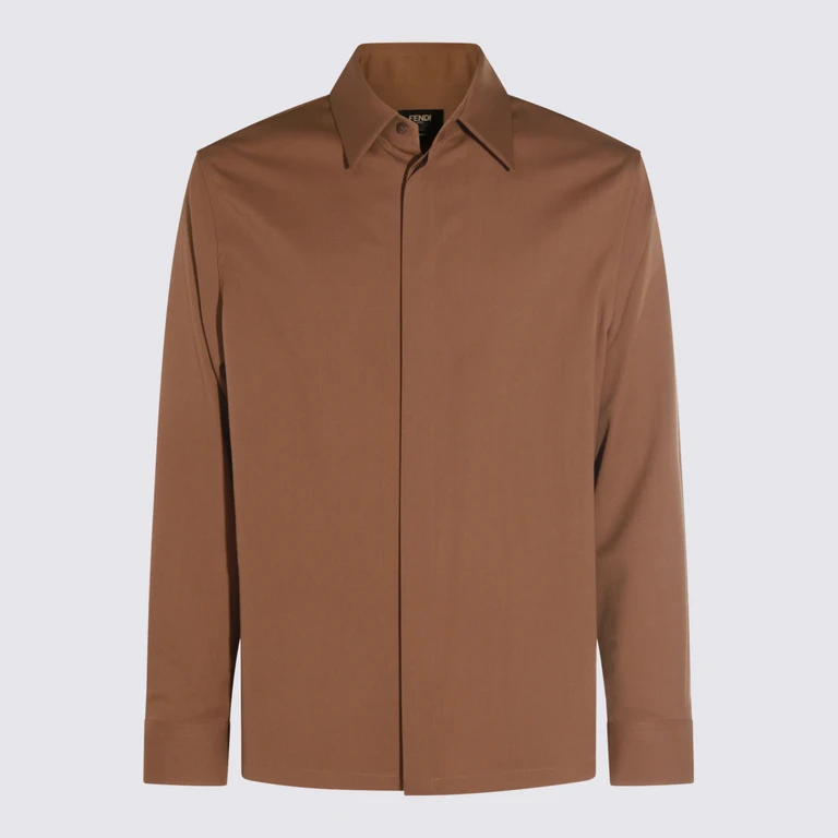 Shirt Men color Brown (FS1329AU60F0QE1)
