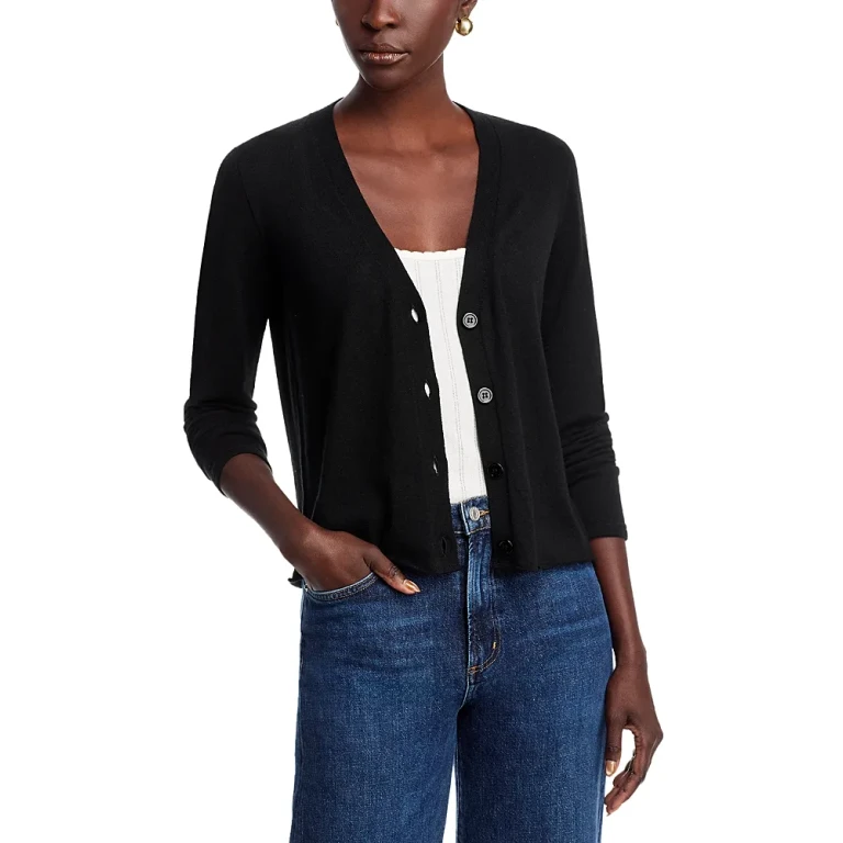 Majestic Filatures V Neck Cardigan