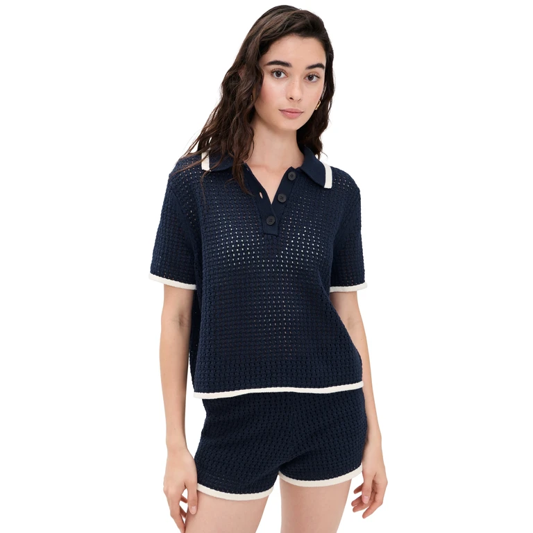 Velvet Lumae Tee Navy XS