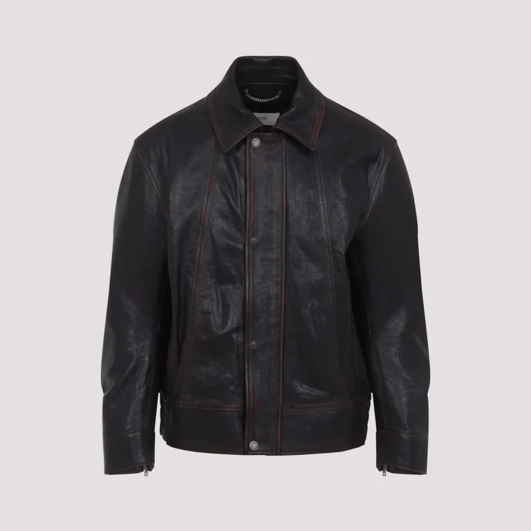 Golden Goose Prince Nappa Leather Bomber Jacket