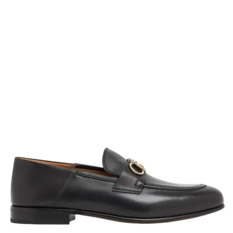 Ferragamo Gancini Ornament Mule Loafers