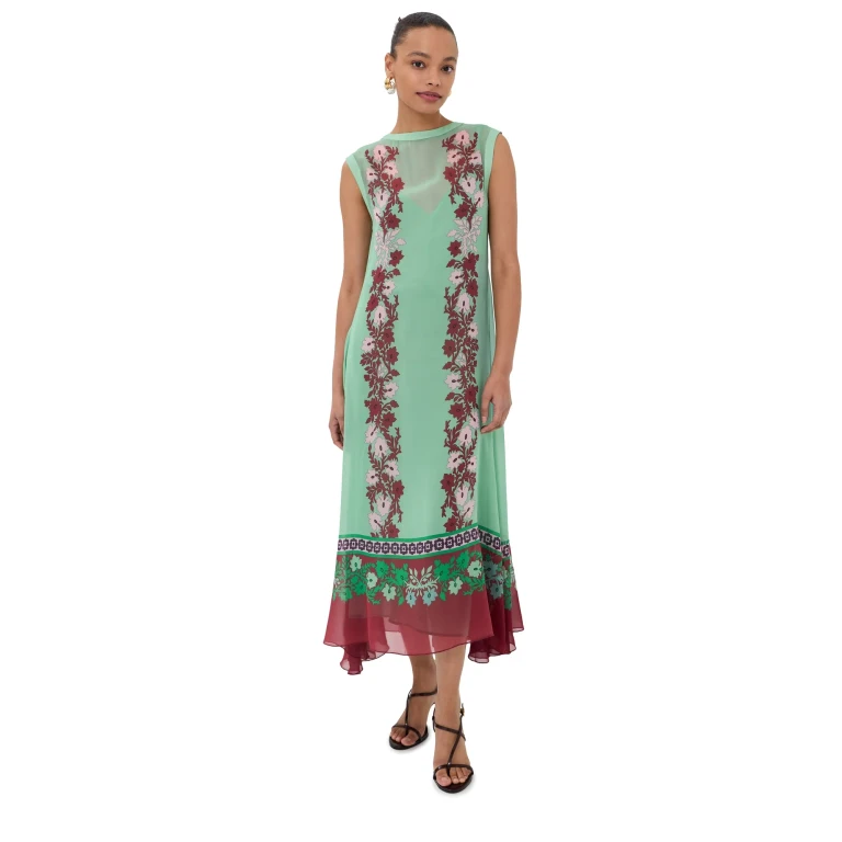 La DoubleJ Maria Silk Dress Regalia Placee XS