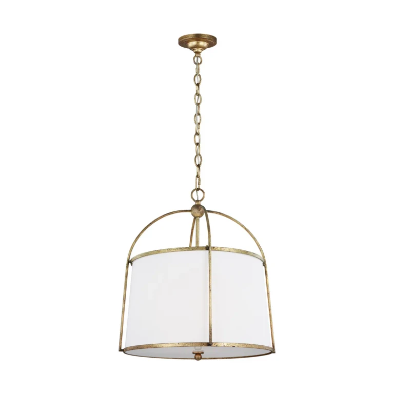 Visual Comfort Studio Stonington 2-Light Chandelier in Antique Gild by Chapman & Myers