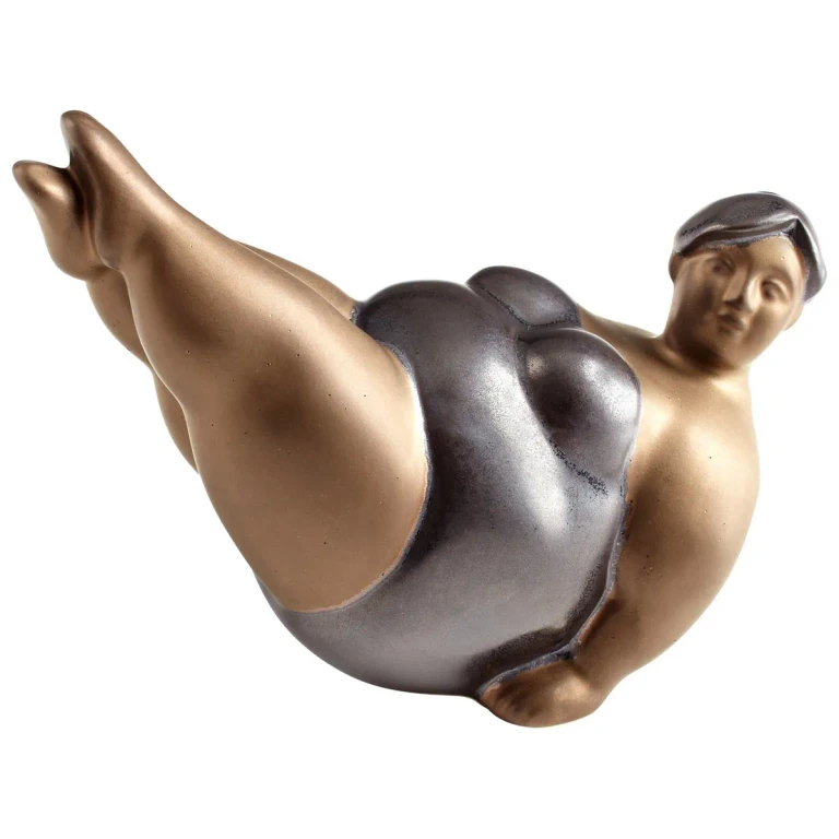 Cyan Design Yoga Betty Sculpture in Bronze And Black