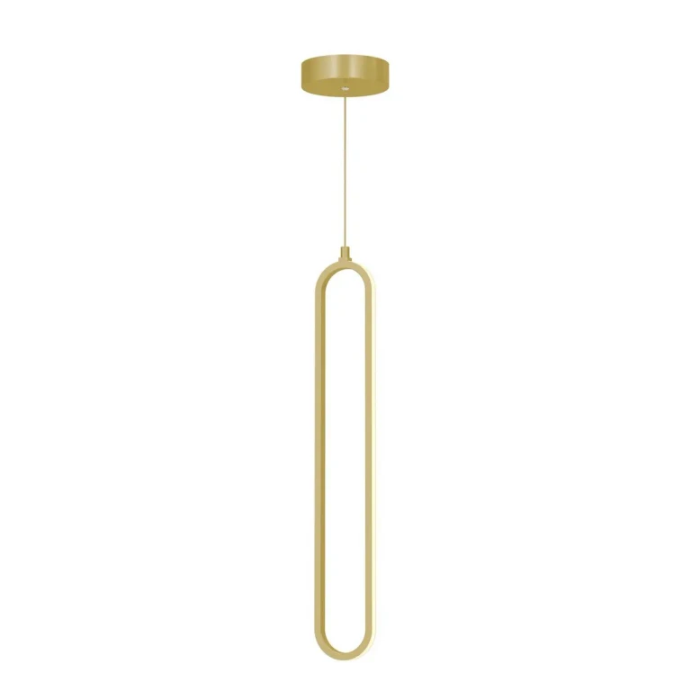 Gold LED Pendant from the Sienna Collection