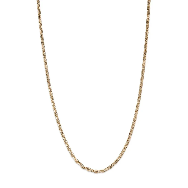 Men's Anchor Link Chain Necklace in 14K Yellow Gold, 24