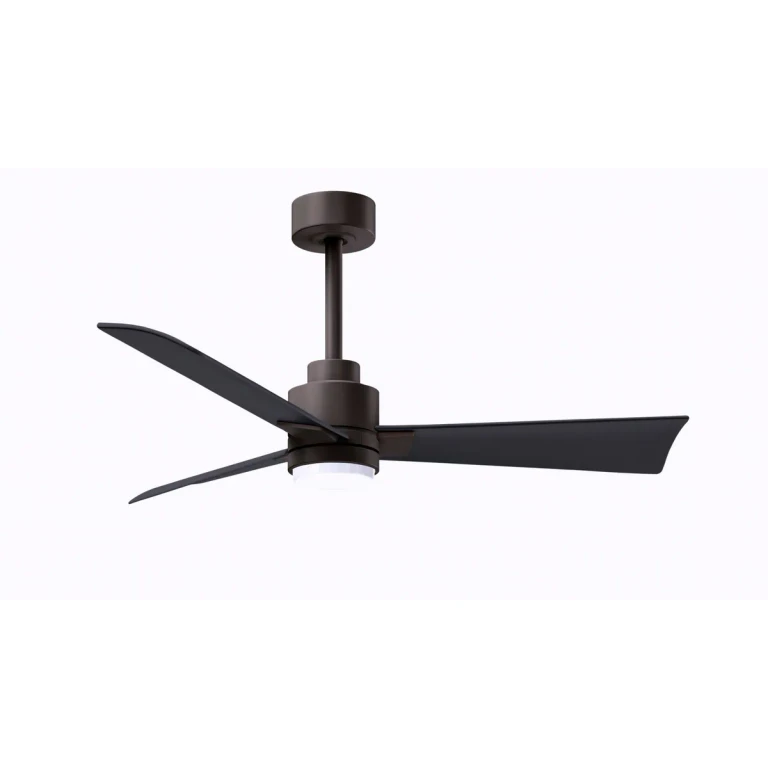 Textured Bronze 42" Ceiling Fan from the Alessandra - LK Collection