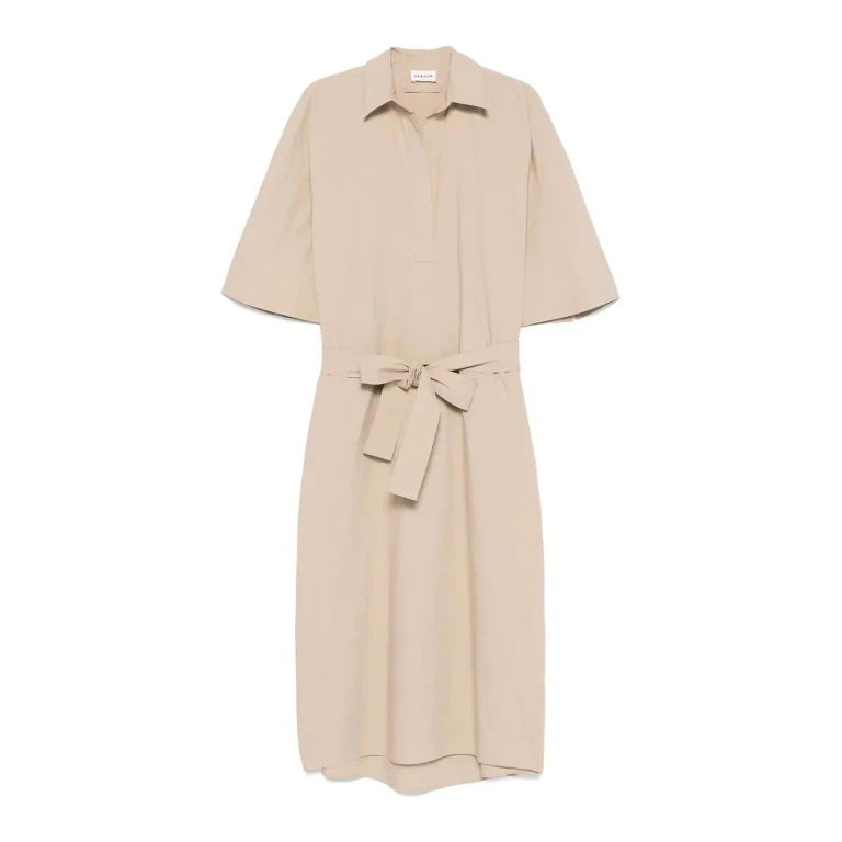 P. A.R. O.S. H. Maxi Robe - Beige Clair