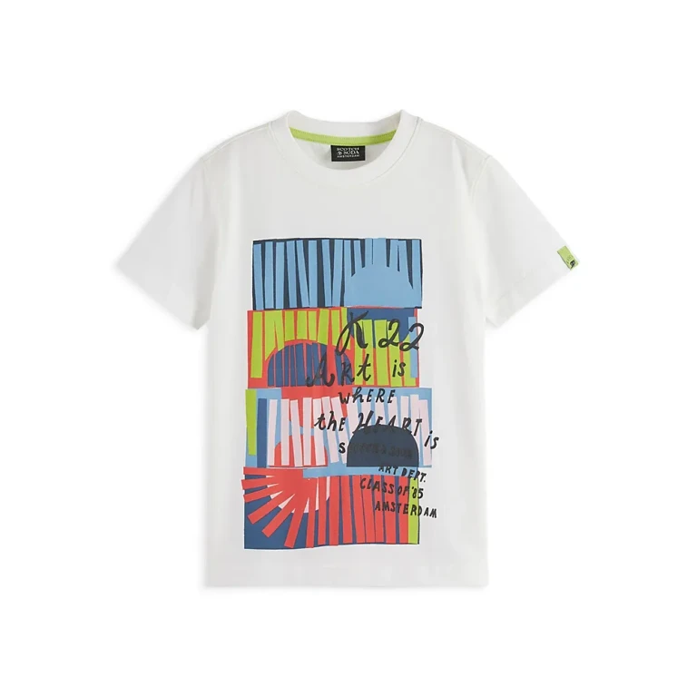 Scotch & Soda Relaxed Fit Artwork Tee - Little Kid, Big Kid