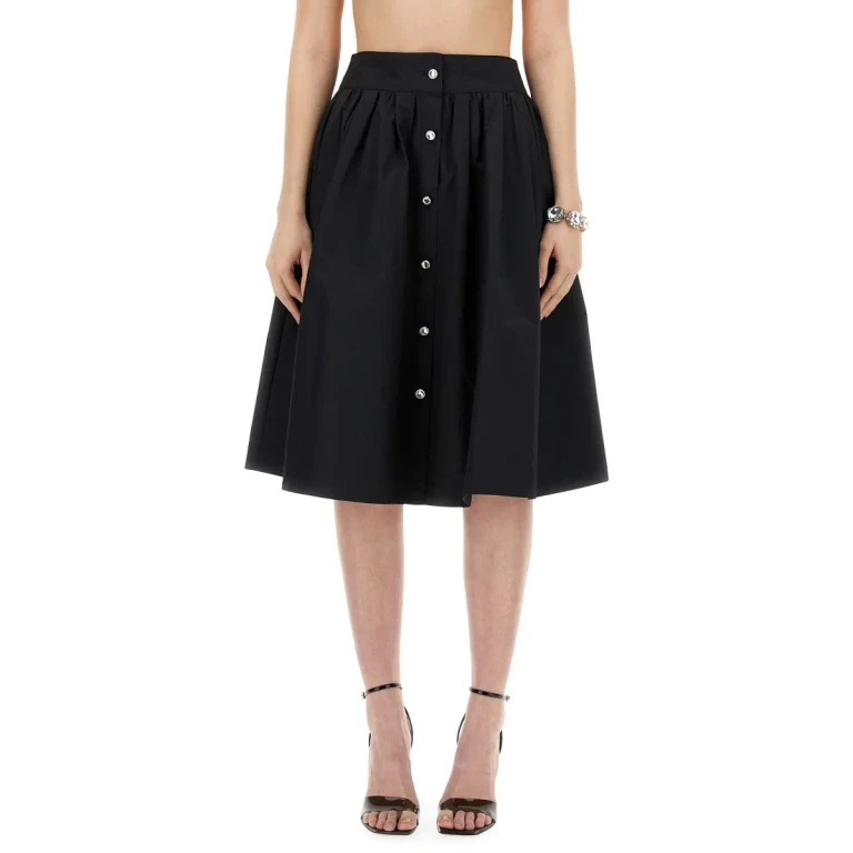 모스키노 포플린 스커트