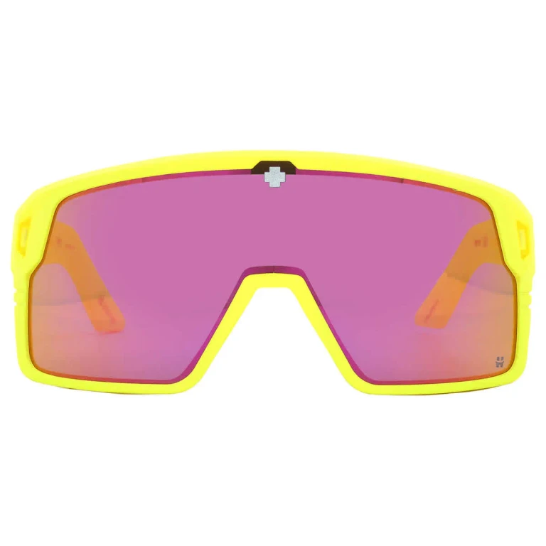 Spy MONOLITH Happy Gray Green with Pink Spectra Mirror Shield Unisex Sunglasses 6700000000152