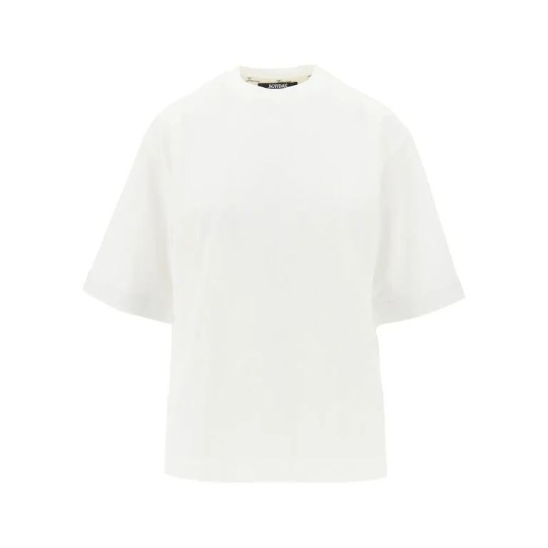 JACQUEMUS 'Ventadou' T-Shirt mit Papiereffekt