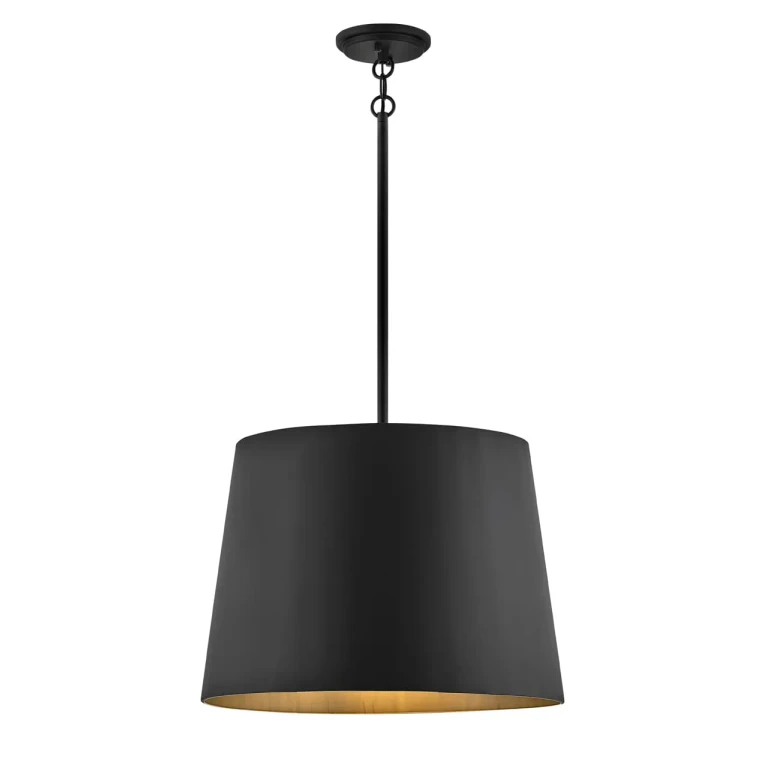 Black LED Pendant from the Alder Collection