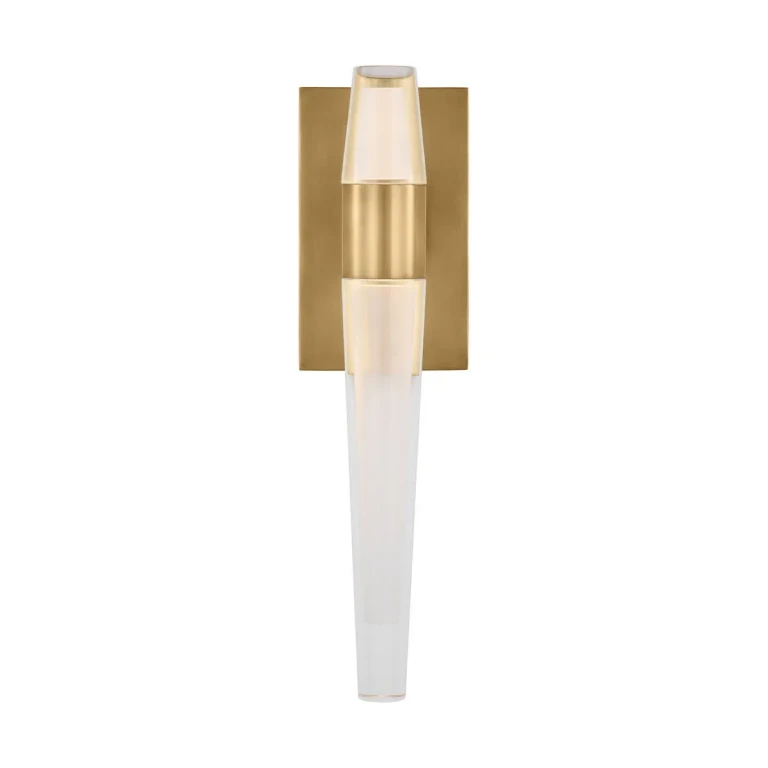 Natural Brass LED Wall Sconce from the Lassell Collection