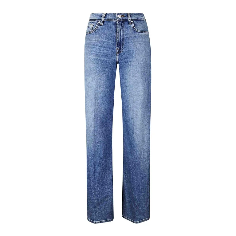 7 For All Mankind Jean Droit - Bleu