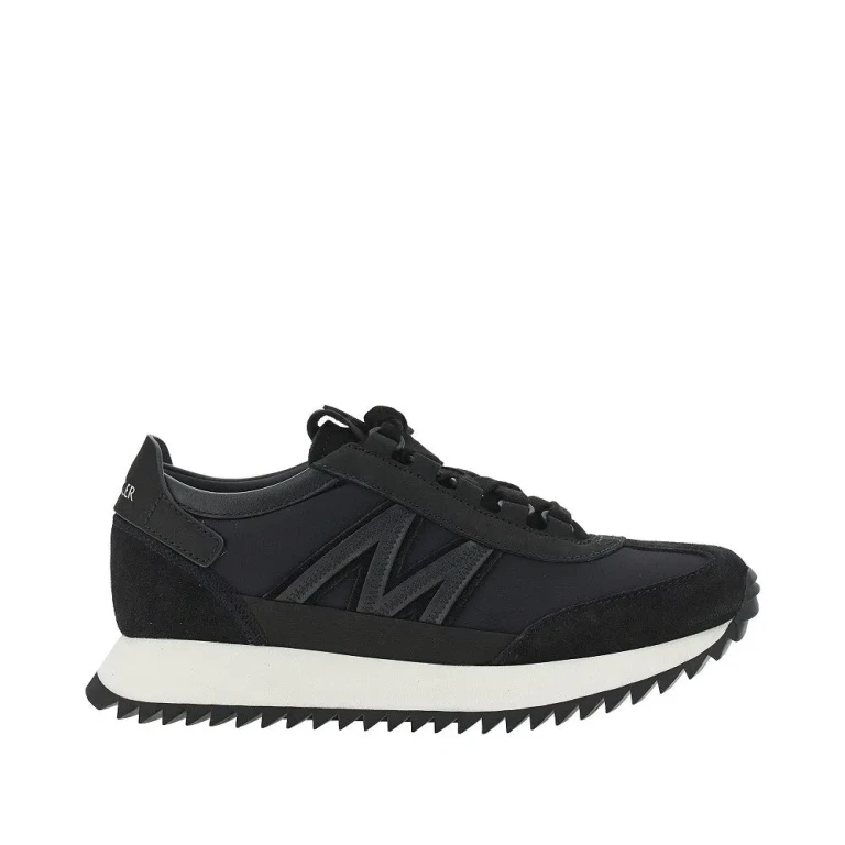 Baskets Moncler Pacey2 en cuir et tissu