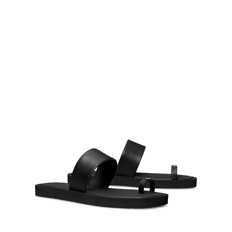 Tory Burch Chinelo feminino com argola no dedo
