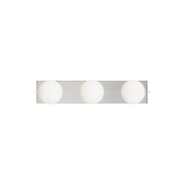 Natural Brass LED Bath Vanity from the Orbel Collection