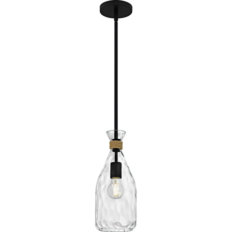 Matte Black Mini Pendant from the Govada Collection