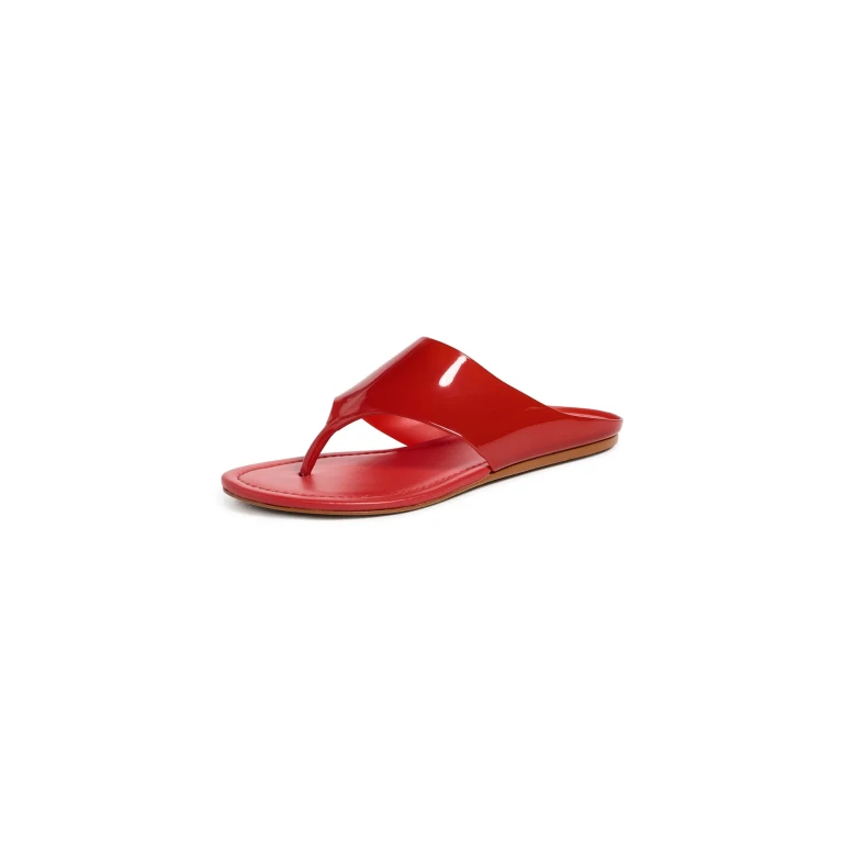 FARM Rio Jelly Thong Flat Sandals Sage Green 7.5