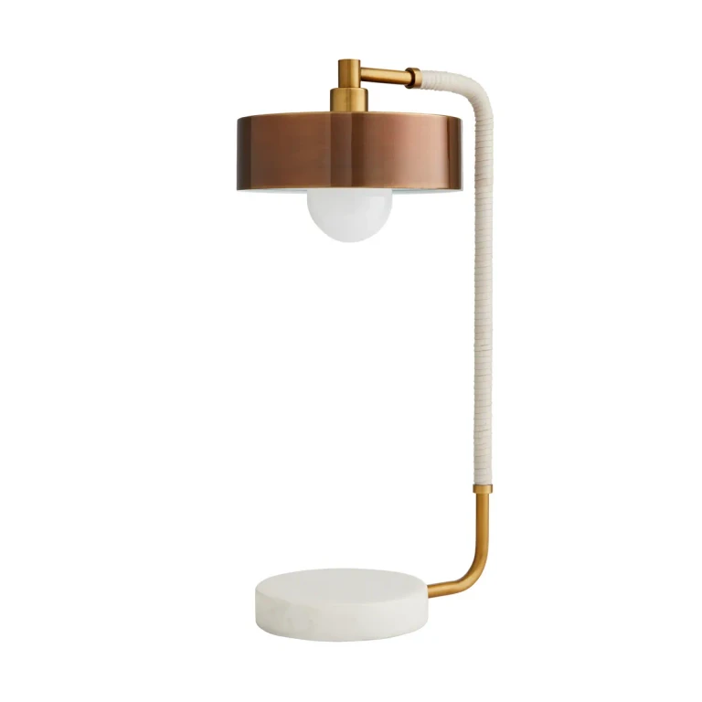 Heritage Brass One Light Lamp from the Aaron Collection