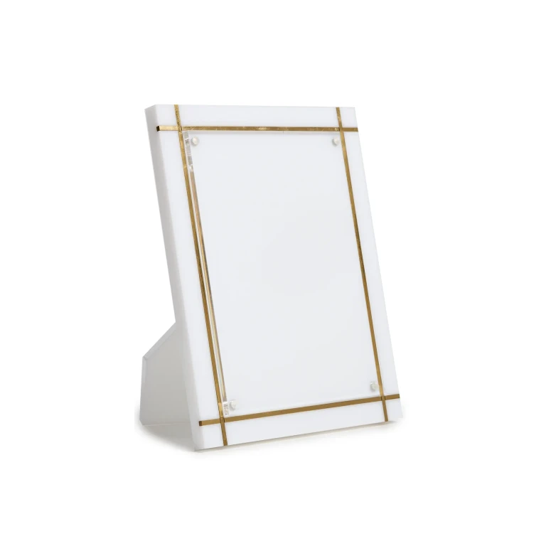 Tizo Design Lucite Frame 5x7 White One Size