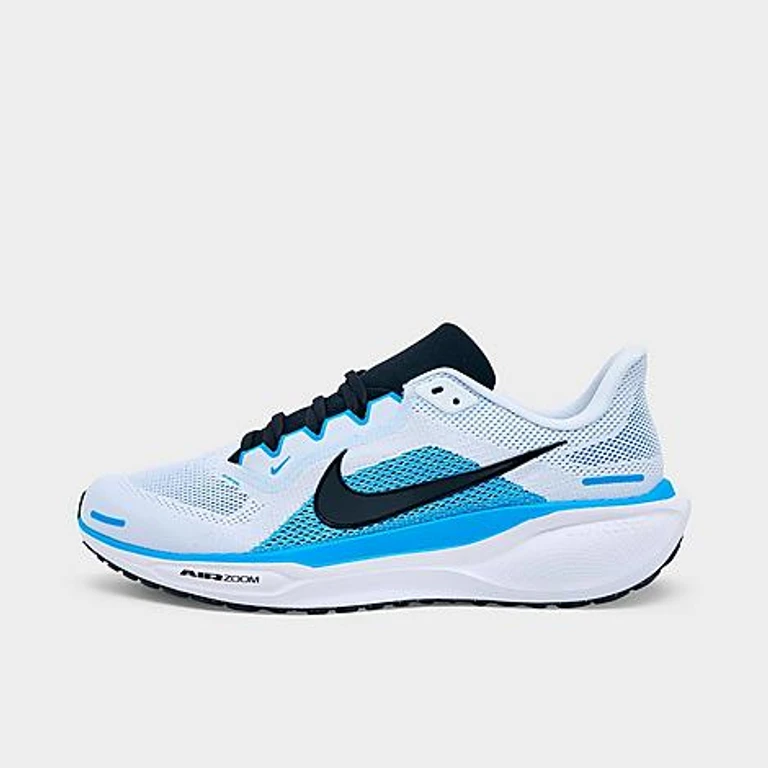 Nike Men's Pegasus 41 Running Shoes in White/Blue Hero/Black Size: 7.0