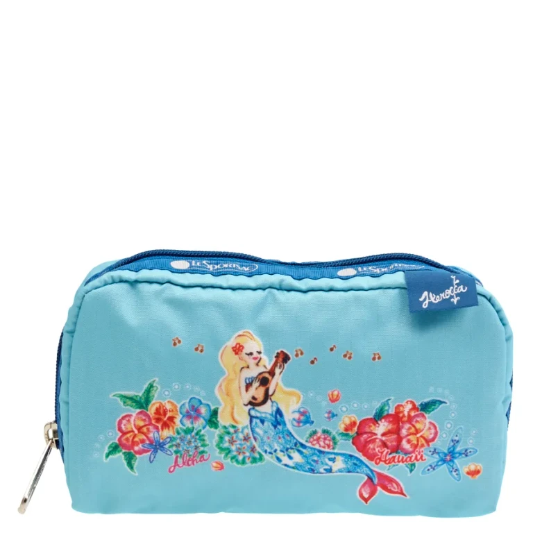 Le Sportsac Turquoise Rectangular Cosmetic Case
