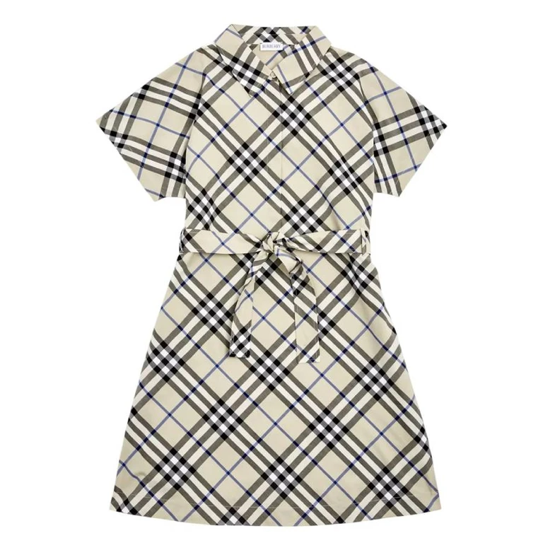 Burberry Kids Giulietta Check Shirt Dress