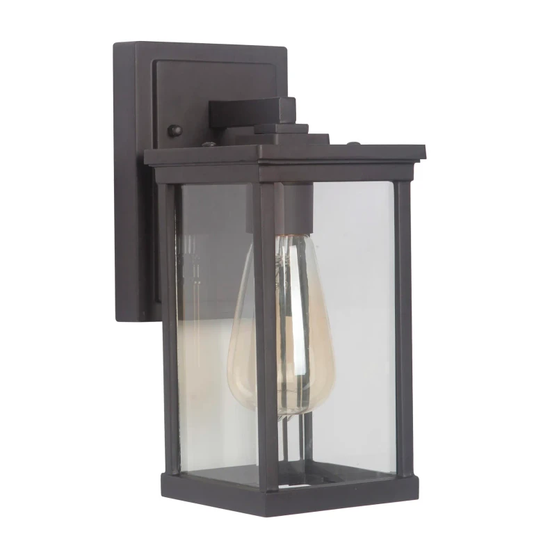 Oiled Bronze (Outdoor) One Light Outdoor Wall Lantern from the Riviera Collection