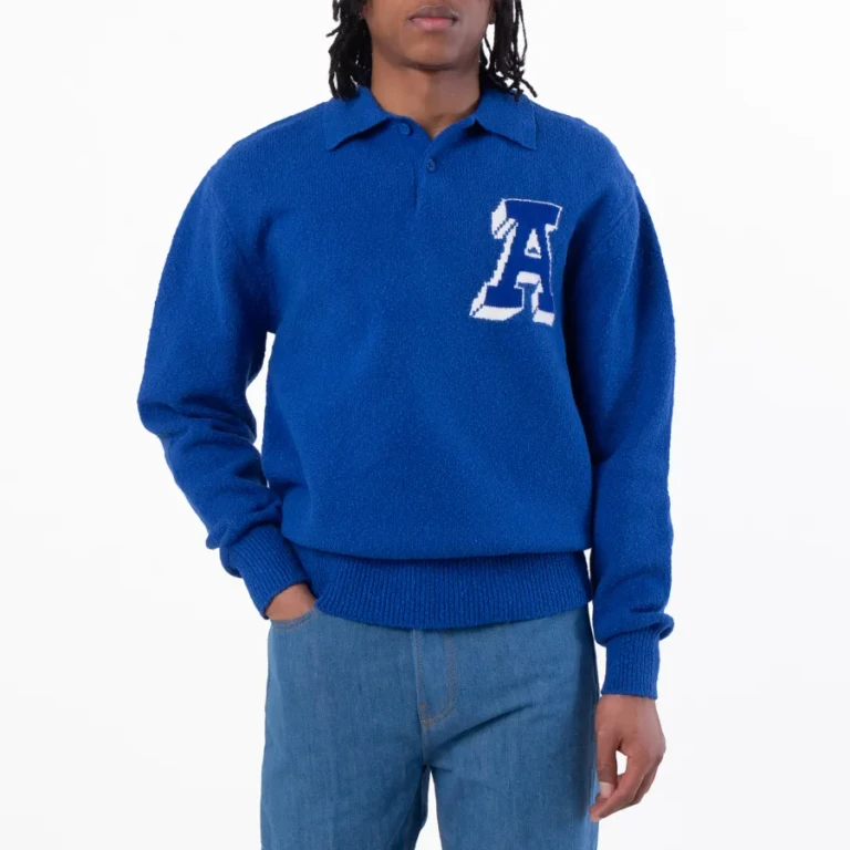 Axel Arigato Cotton-Blend Team Polo Sweater