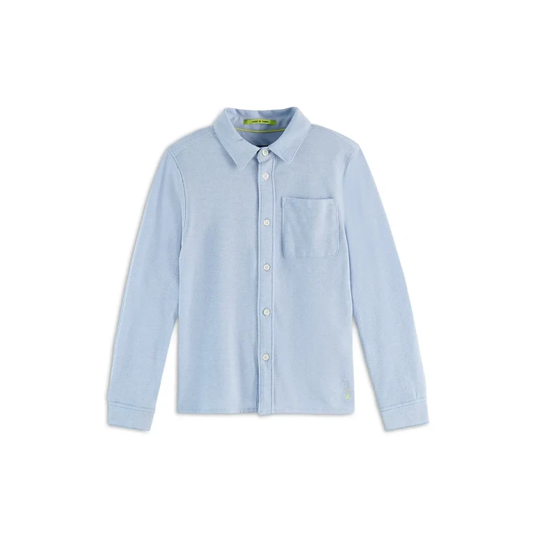 Scotch & Soda Boys' Jersey Dress Shirt - Big Kid