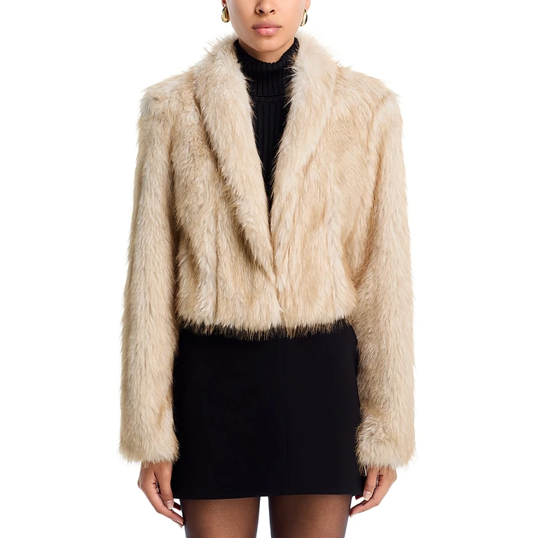 Nonchalant Label Uma Faux Fur Jacket