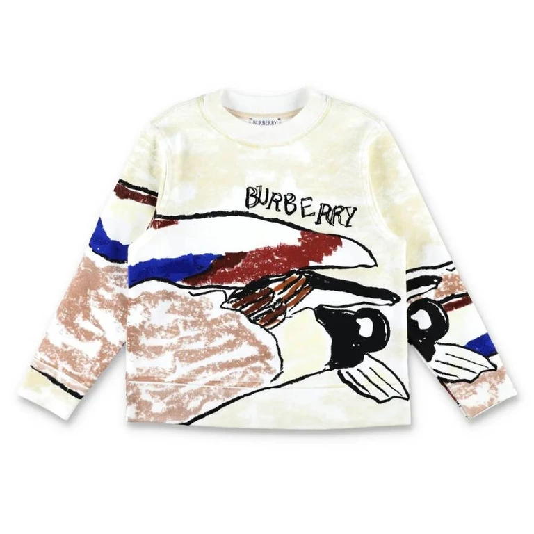 Burberry Boys Mathew Duck Print Cotton Sweatshirt