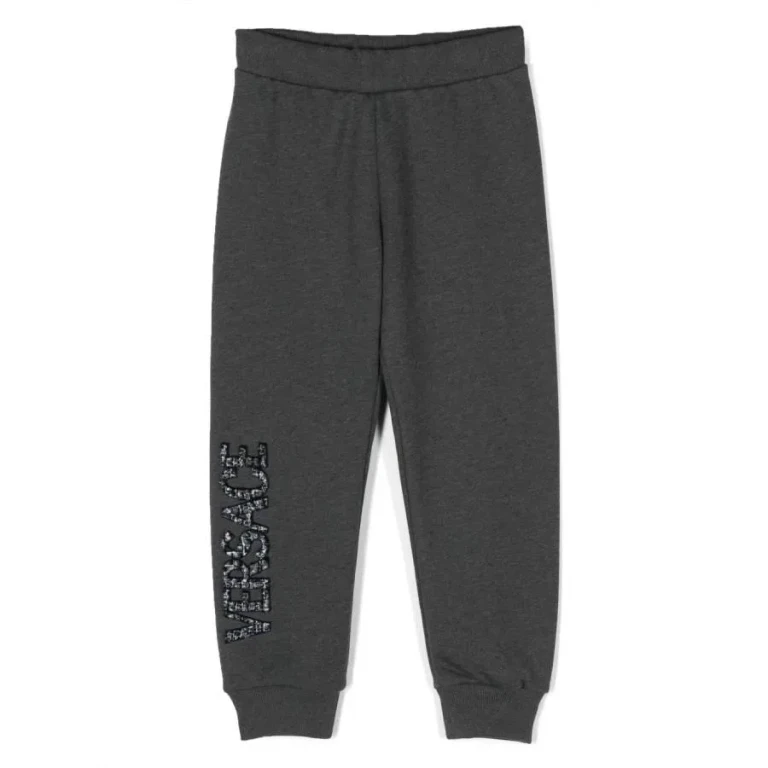 Young Versace Boys Logo Applique Sweatpants, Size 6Y